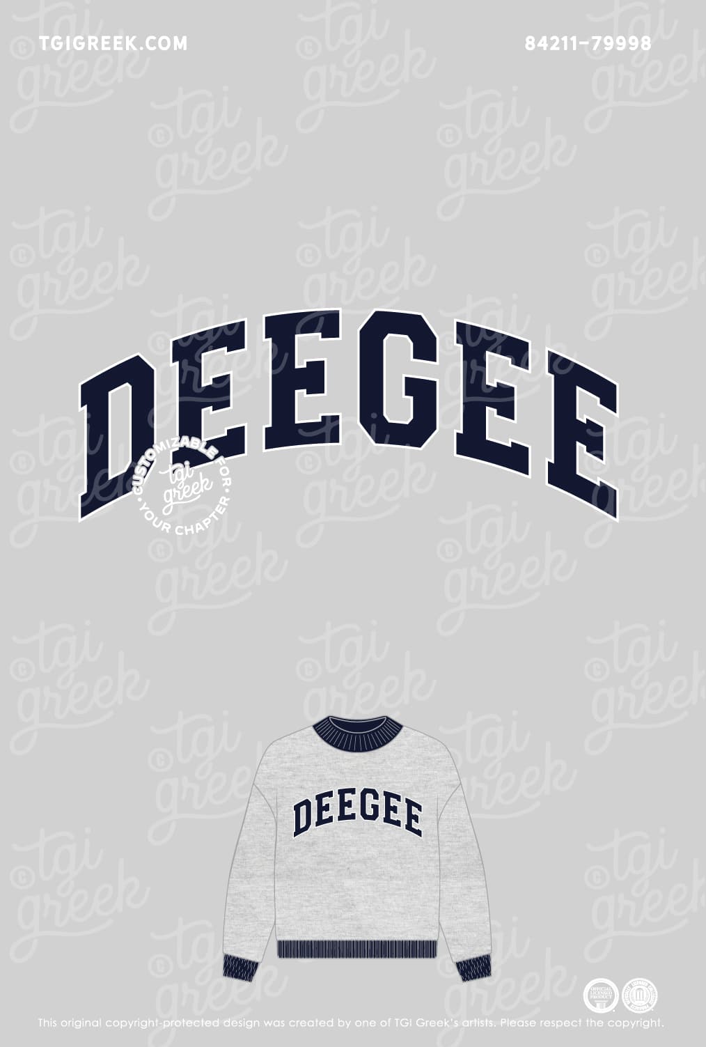 Delta Gamma -PURD Mockneck