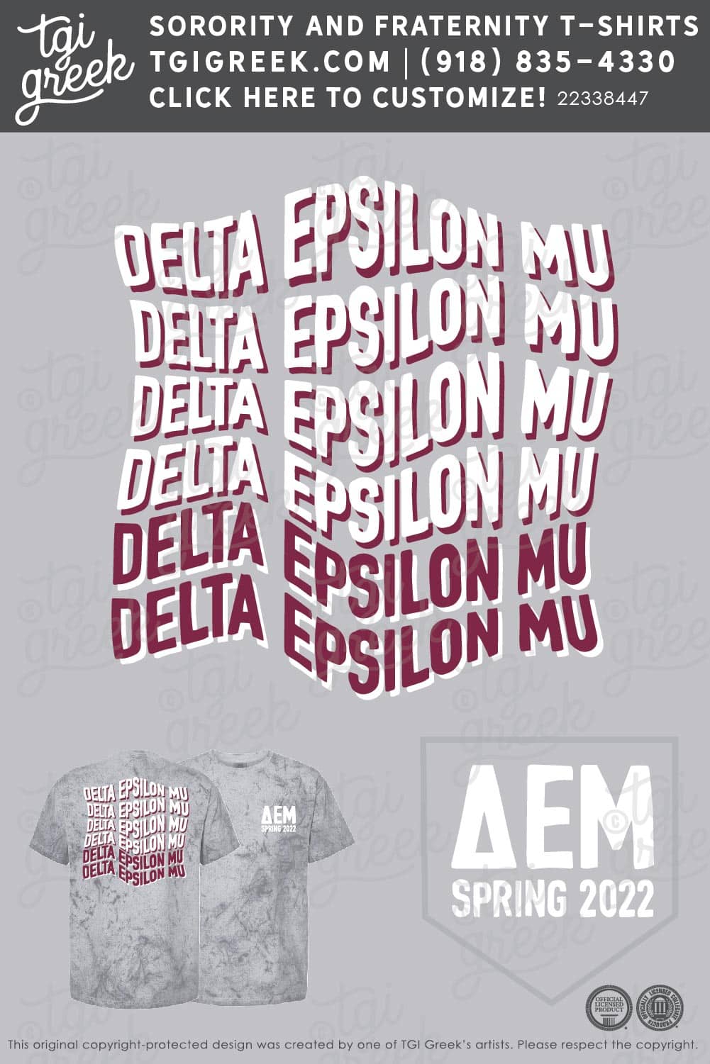 Delta Epsilon Mu – KU PR Shirt