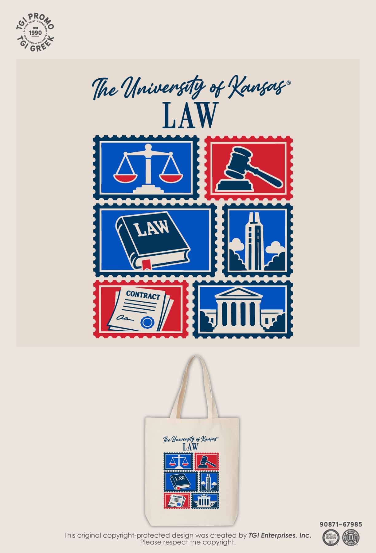 University of Kansas – Law Tote