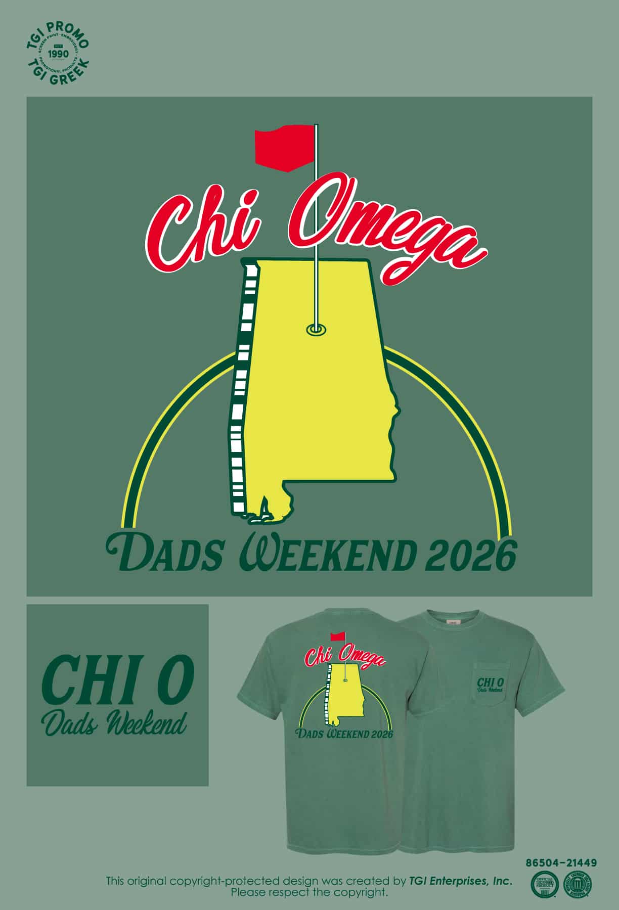 Chi Omega – TGI Greek Masters Dad’s Weekend