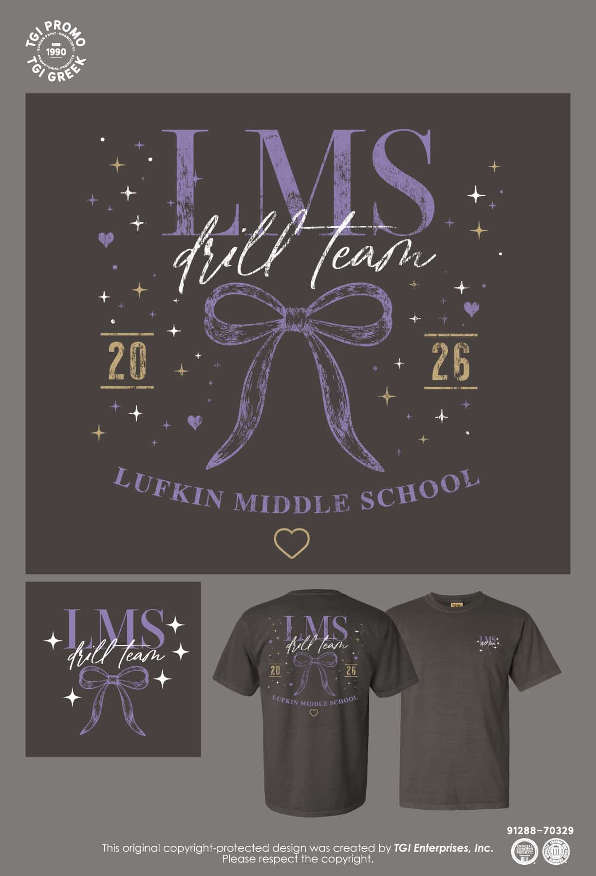 Lufkin Middle School – Drill Team Shirts