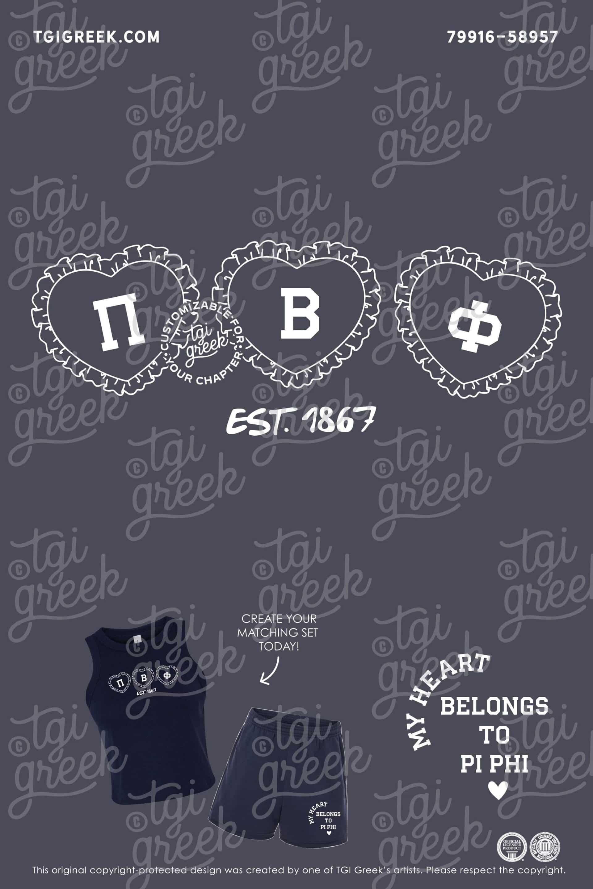 Pi Beta Phi – KU Philo Tank Matching Set