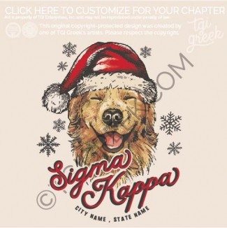 TGI SK Santa Golden Retriever