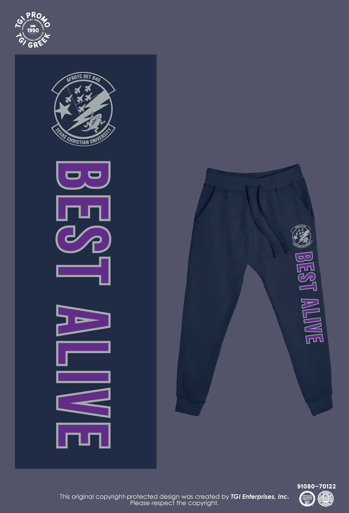 Texas Christian University – ROTC Joggers