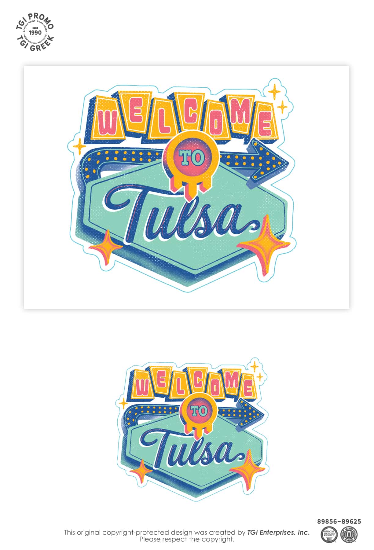 TGI Promo – Cap Cruise Welcome to Tulsa Magnet