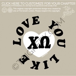 Chi Omega – ROLL love You Like XO sweatshirt