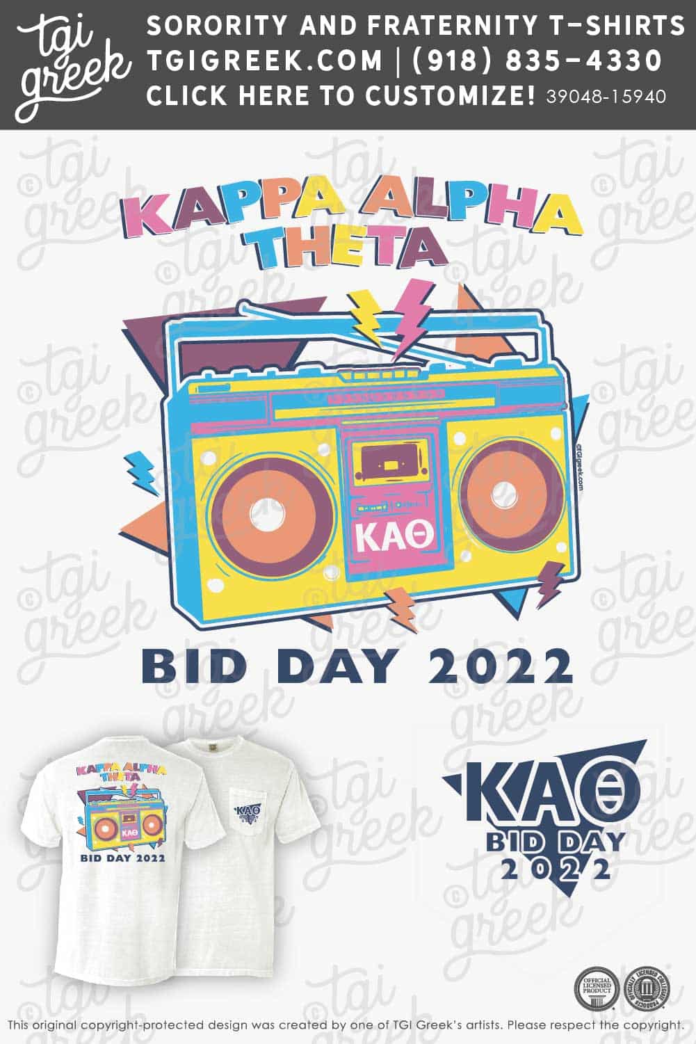 Kappa Alpha Theta – AU Bid Day
