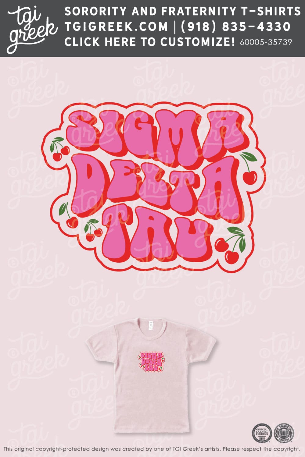 Sigma Delta Tau – YCP Recruitment Pink