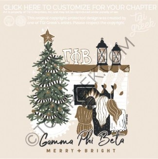 Gamma Phi Beta – whimsical Fireplace