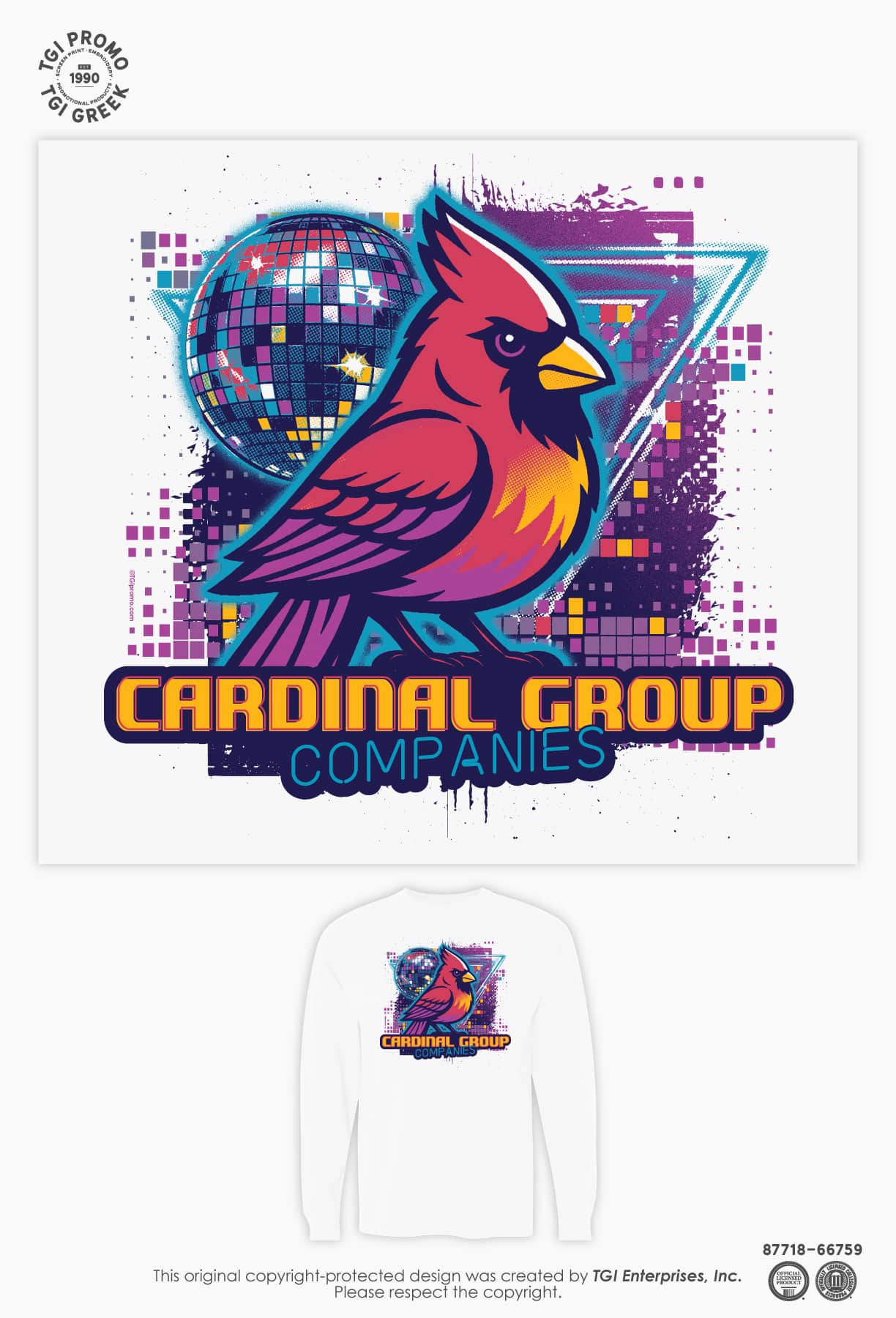 Cardinal Group Management – Disco Team Tee