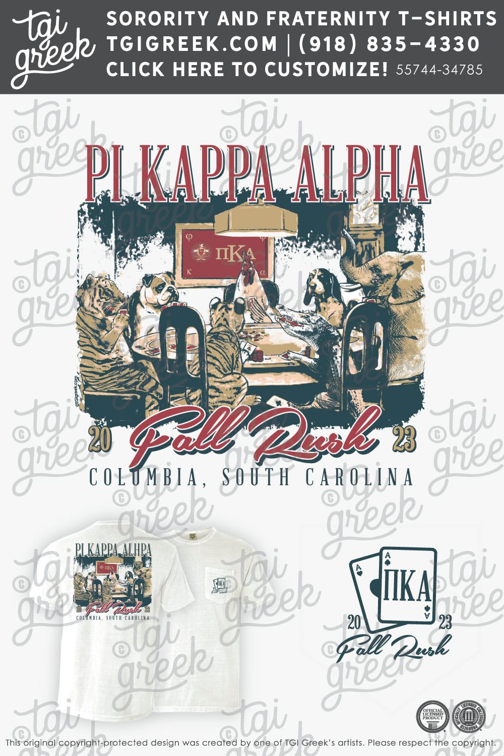 Pi Kappa Alpha – USCAR Fall Rush – White