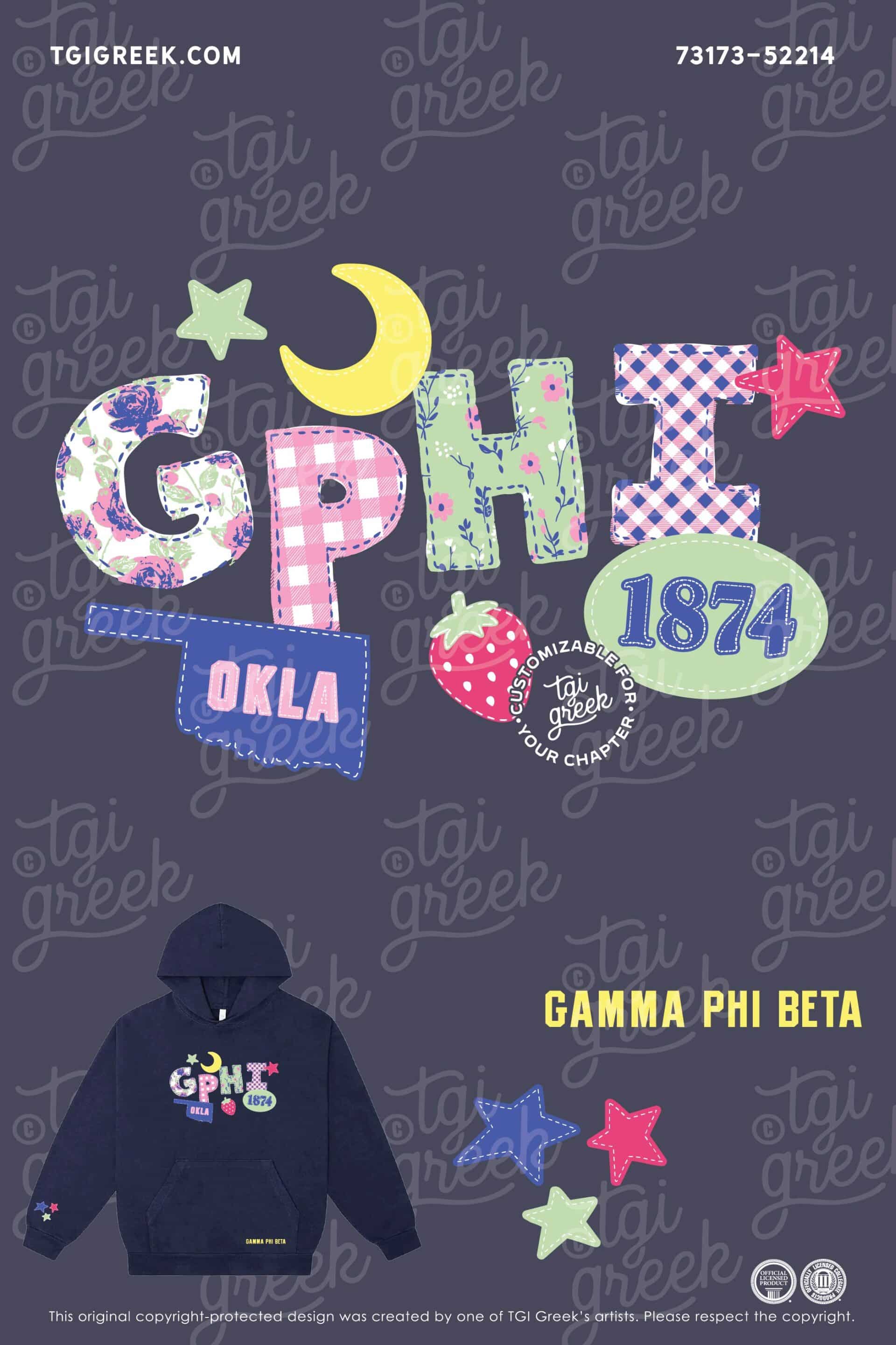 TGI Greek – Patchwork Hoodie