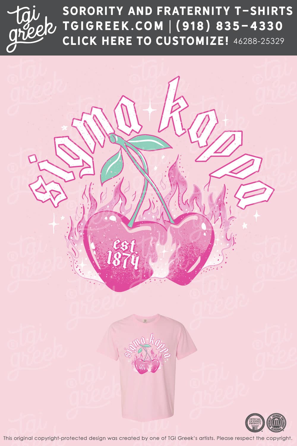 TGI – Sigma Kappa Flaming Heart Cherries
