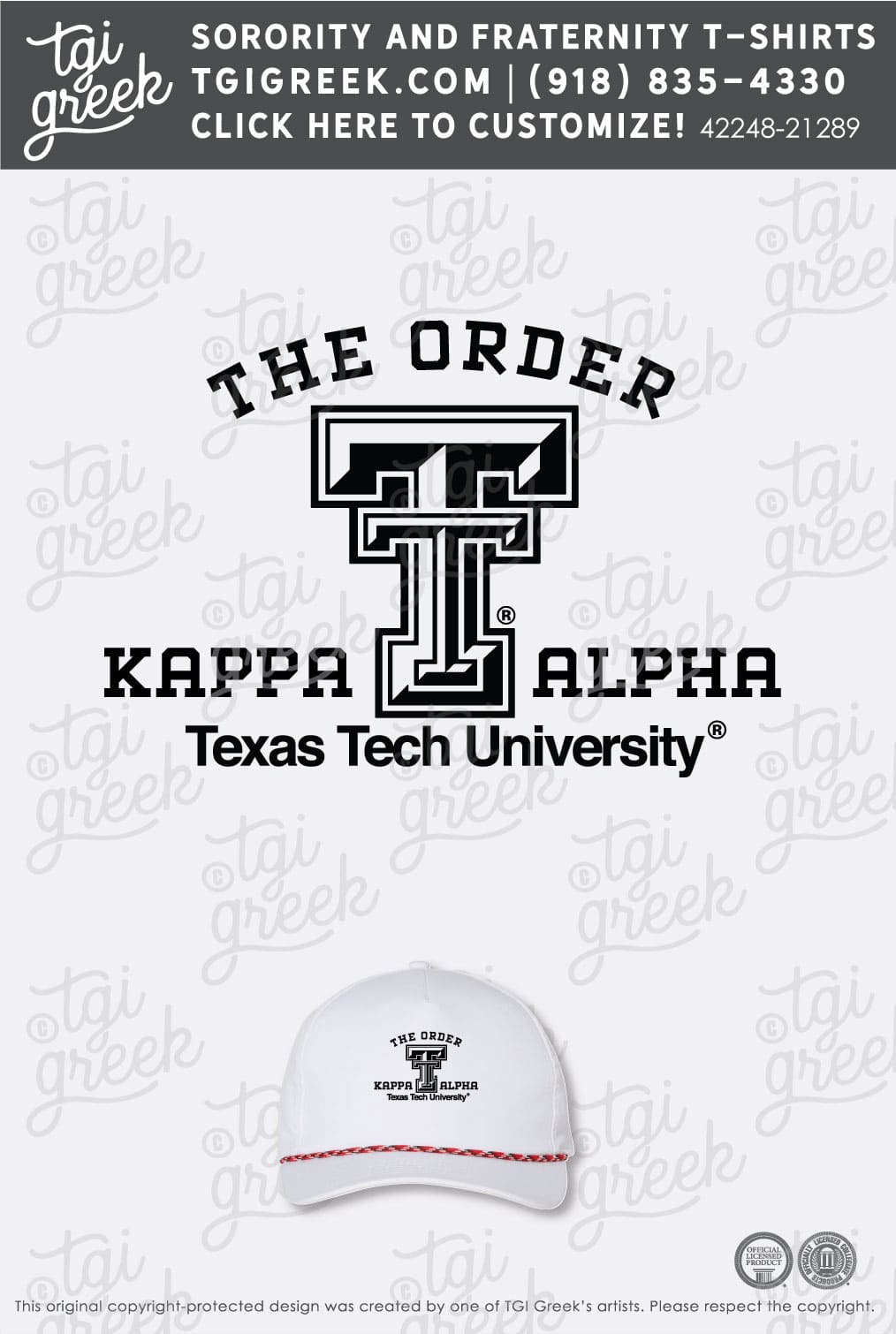 Kappa Alpha – TXTECH Hat