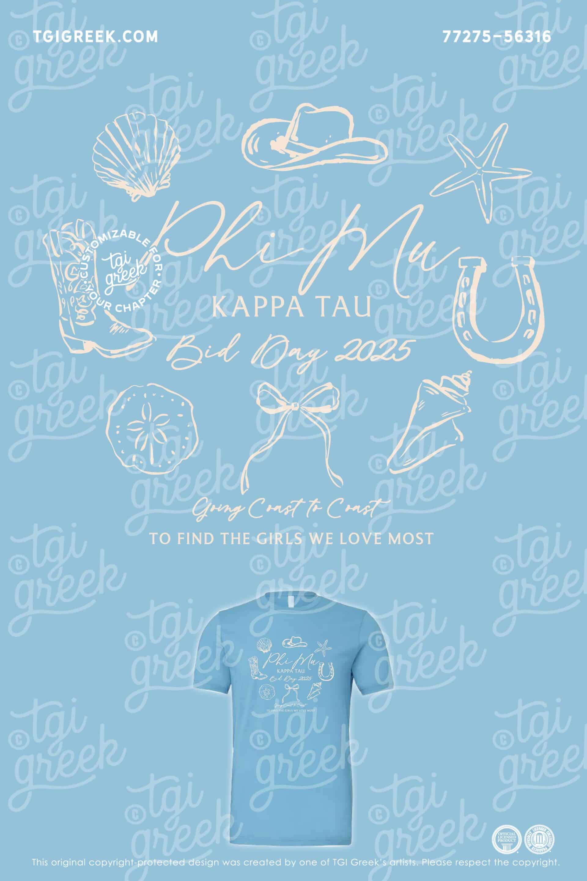 Phi Mu – LAND Fall Bid Day