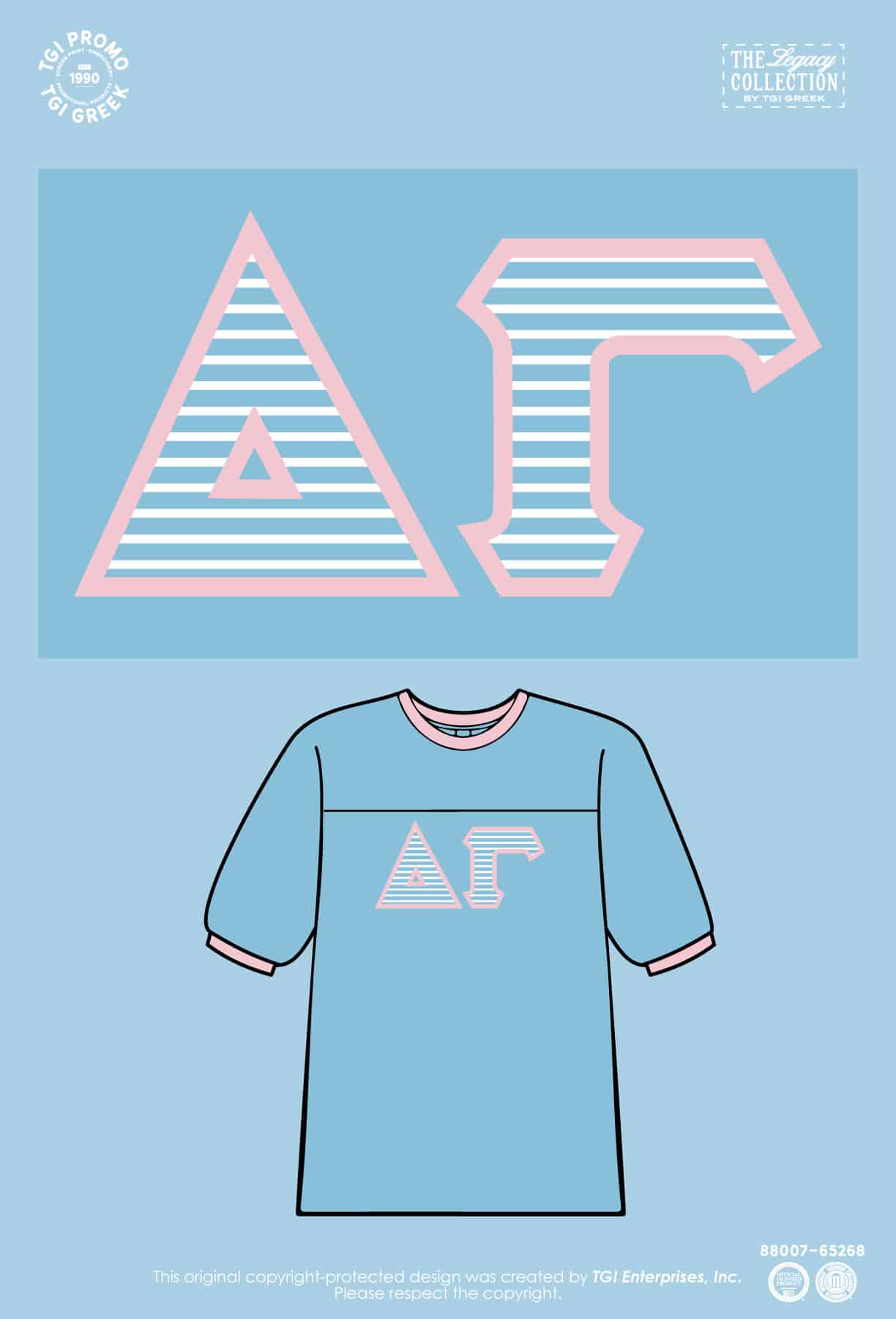 Delta Gamma – TGI Greek Bid Day Jersey