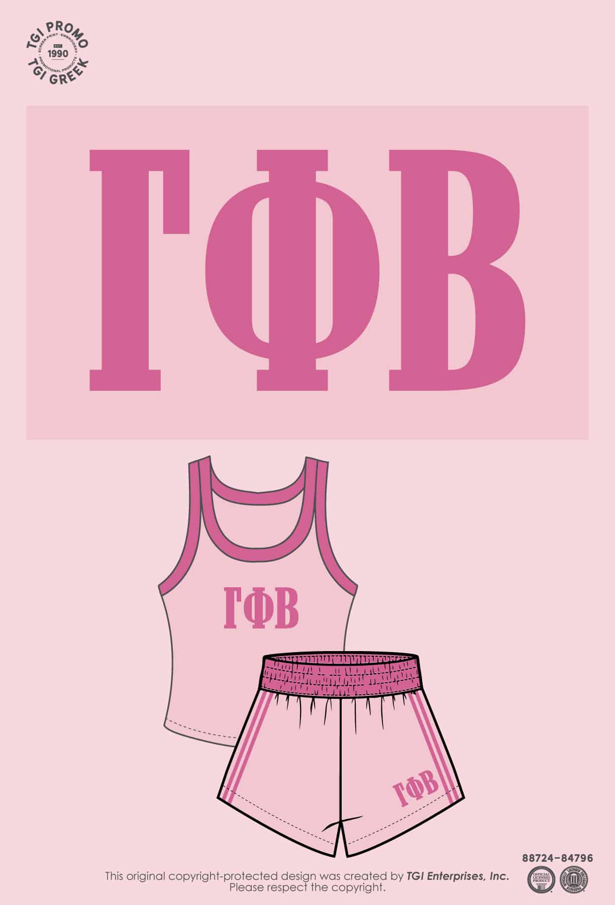 Gamma Phi Beta – TGI Greek PR Set Tank