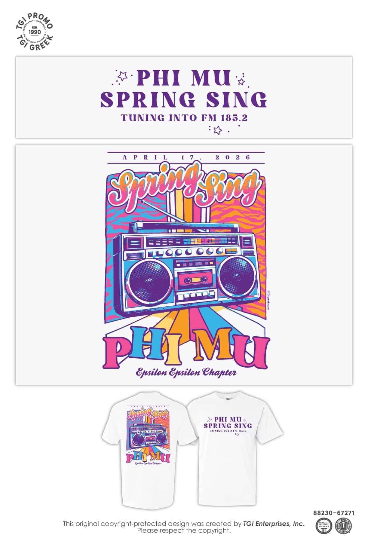 Phi Mu – OKC Spring Sing