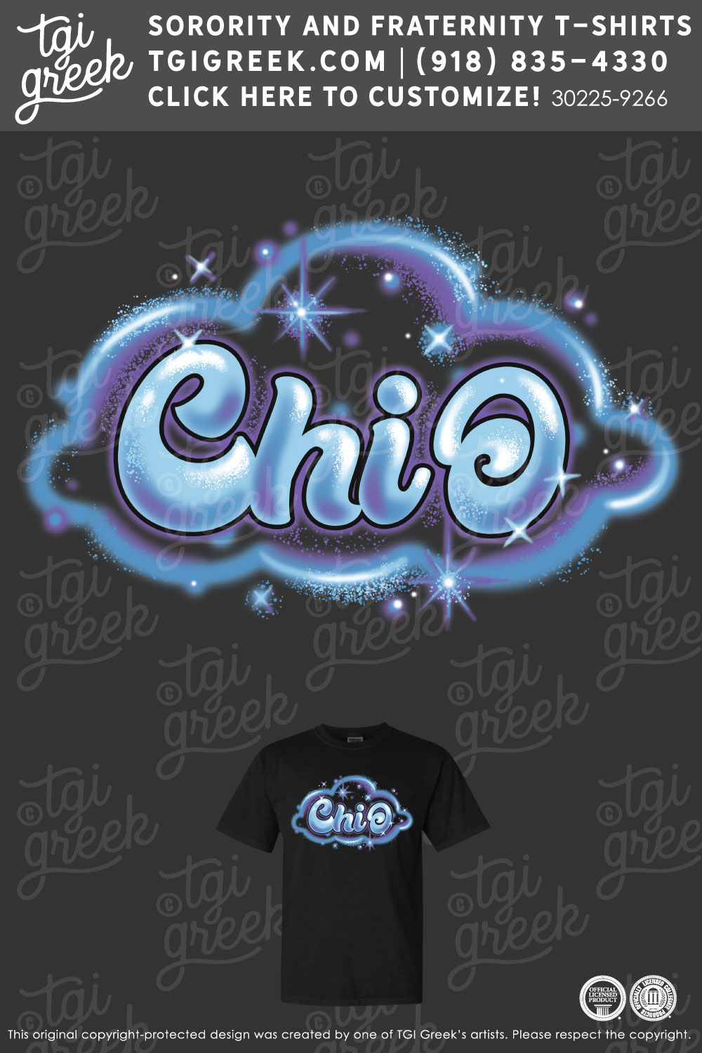 TGI – Chi Omega Airbrush Dream Bid Day