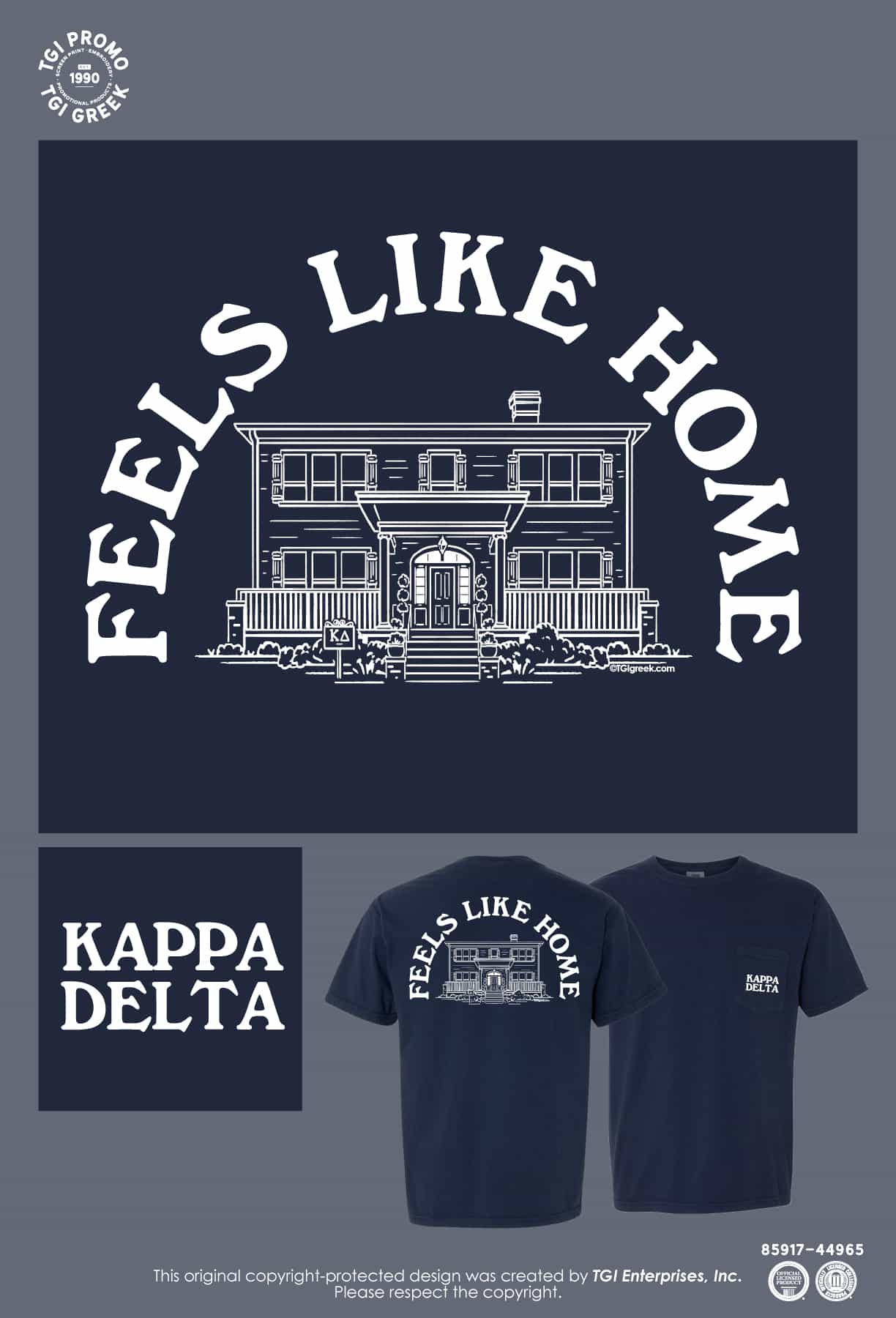 kappa Delta – GCSU House Shirt