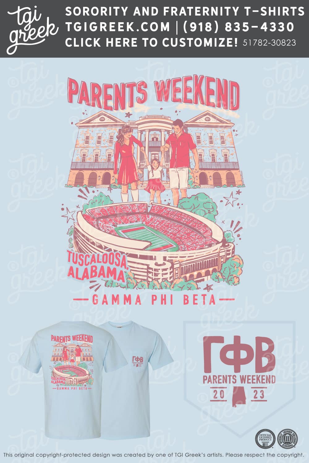 Gamma Phi Beta – UAL Parents Weekend