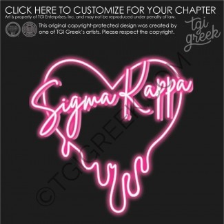 Sigma Kappa – drippy Heart