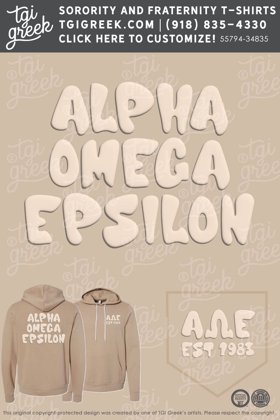 Alpha Omega Epsilon – VATECH Hoodie