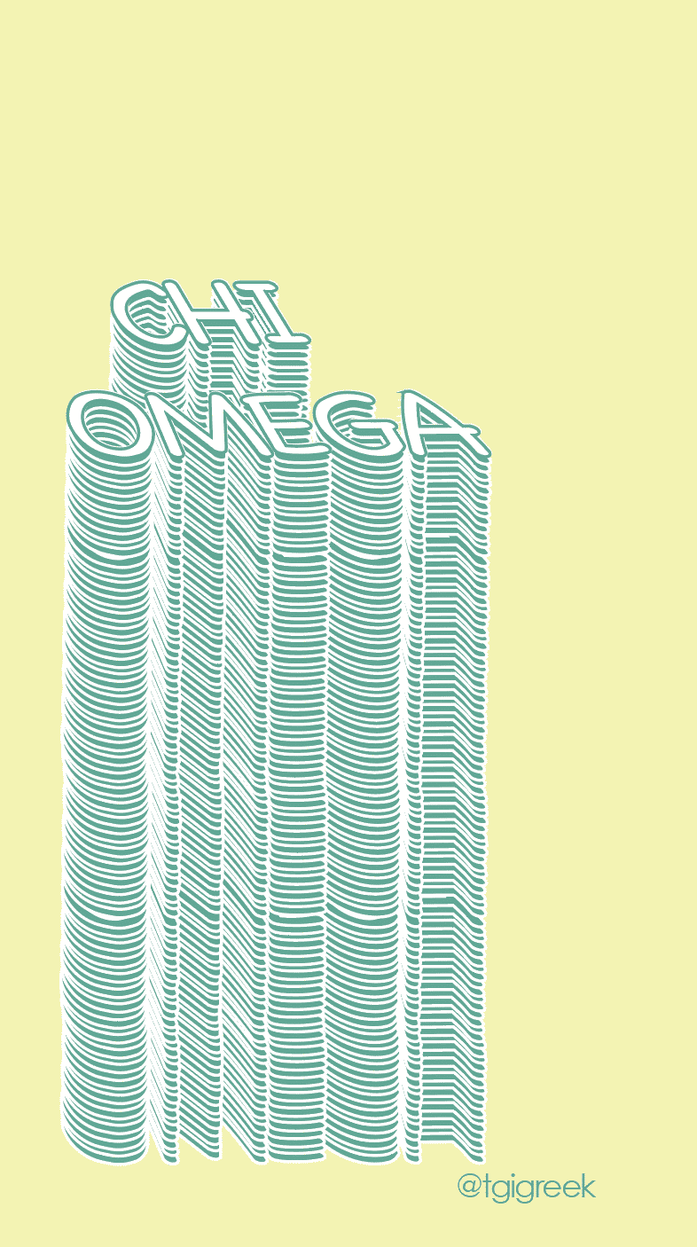 Phone Background – Chi Omega Stacked