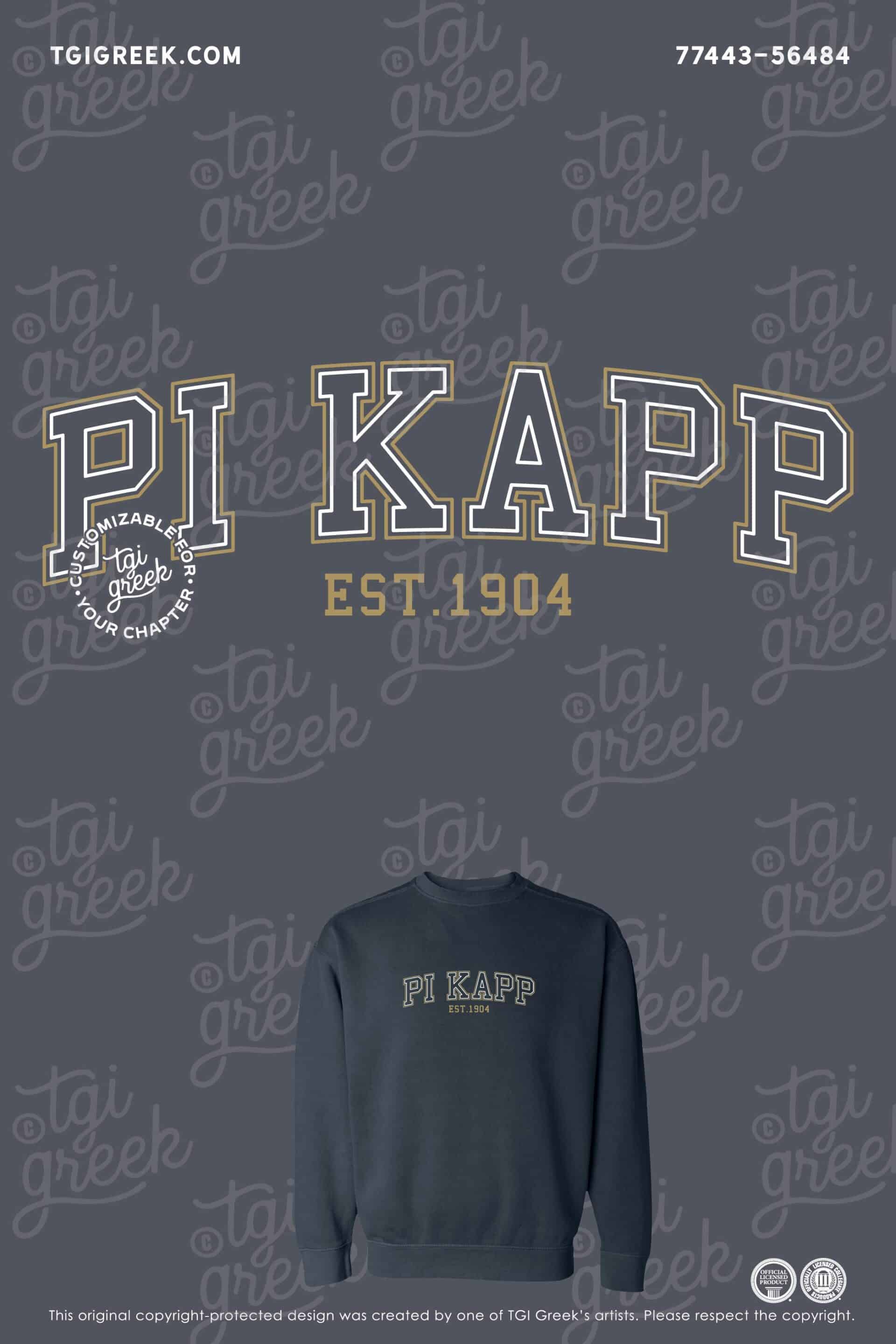 TGI – Pi Kappa Phi Embroidery PR