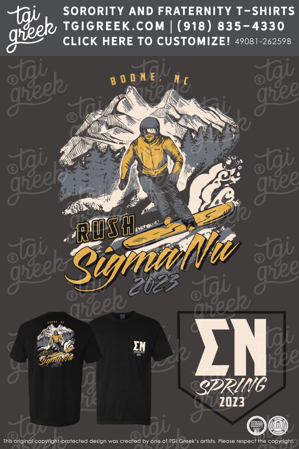 Sigma Nu – APPS Spring Rush – Black