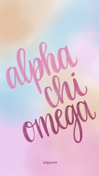 Alpha Chi Omega – Phone Wallpaper