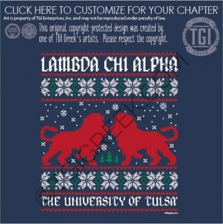 Lambda Chi Alpha TU Christmas Sweatshirts