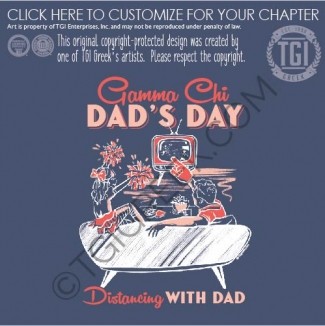 Gamma Chi – Dads Day Watching Football