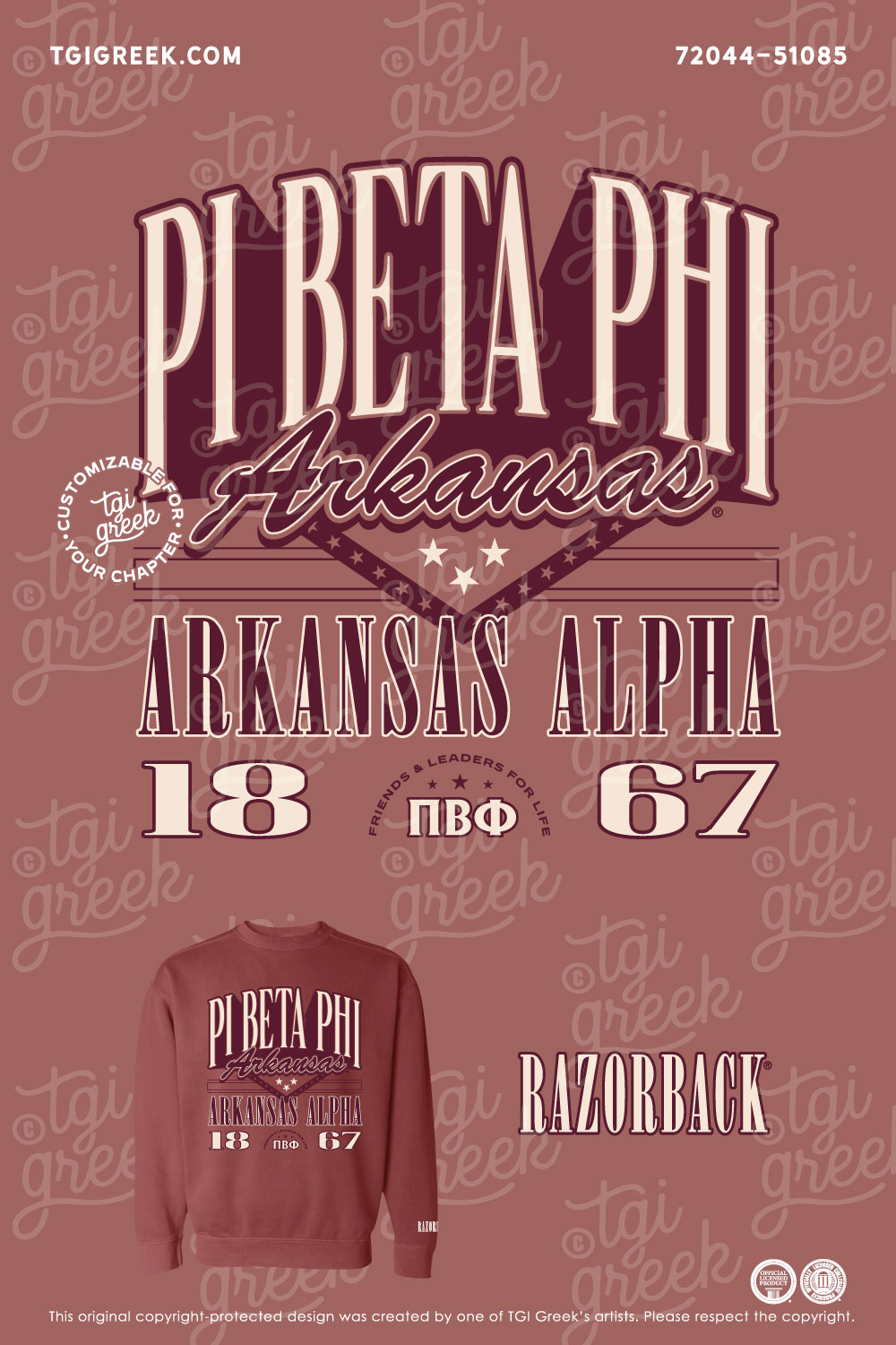 TGI – Pi Beta Phi Retro College PR