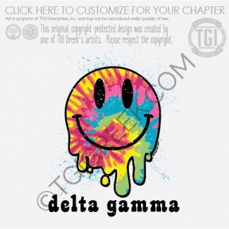 Delta Gamma – Dripping Smiley Face PR