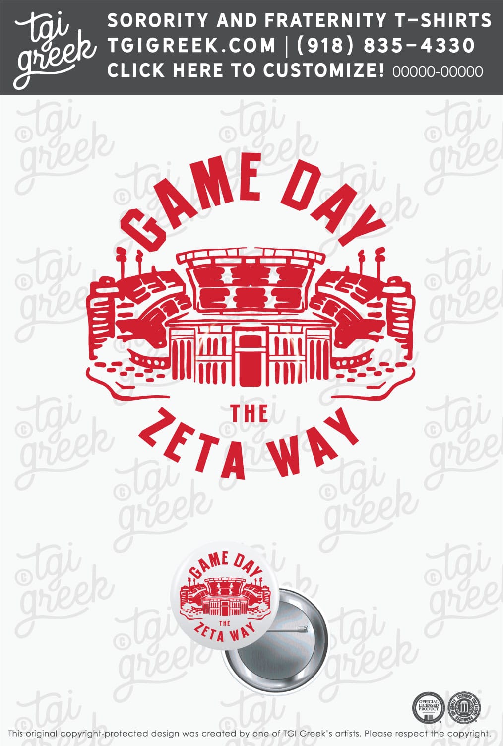 Zeta Tau Alpha – NCSU Gameday Buttons