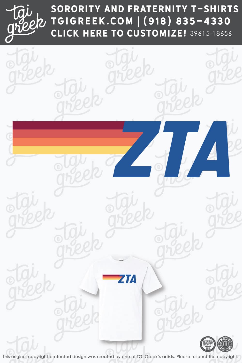 TGI – Zeta Tau Alpha Letter Lines