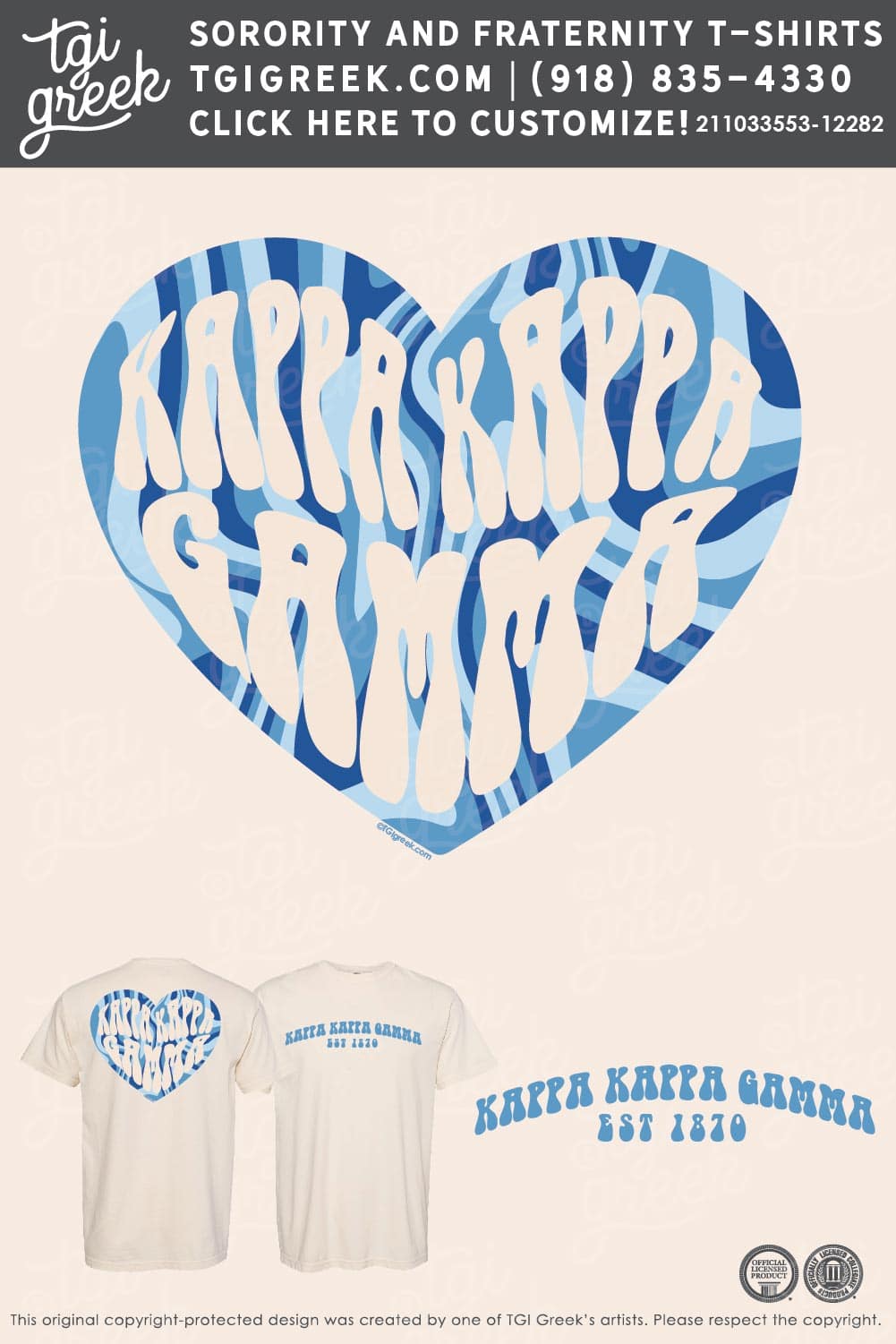 Kappa Kappa Gamma – Live Sale Nov Heart