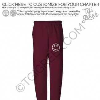 TGI – Alpha Phi Psychodelic PR Smiley Face Joggers