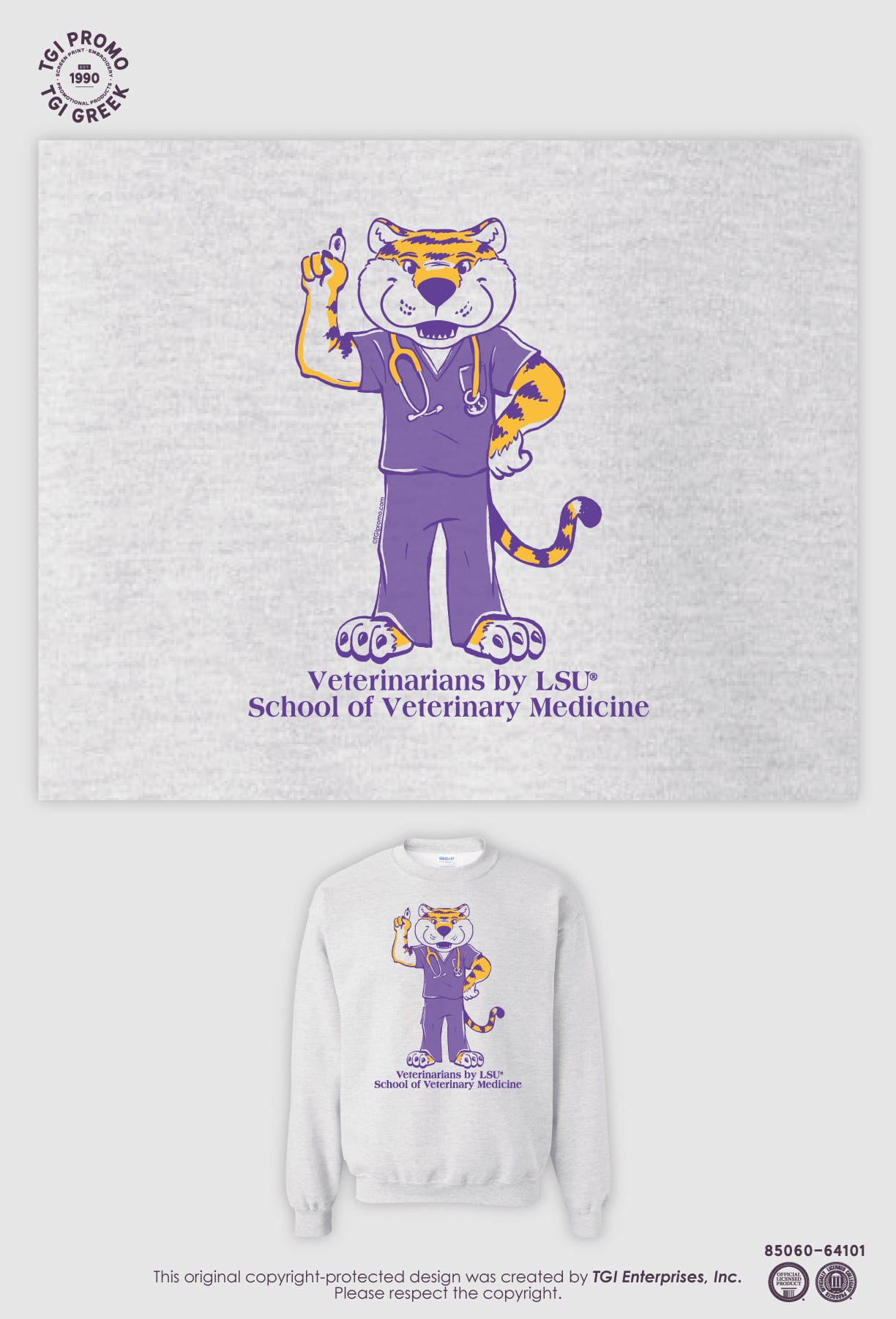 Louisiana State University – Scrub Tiger Vet School