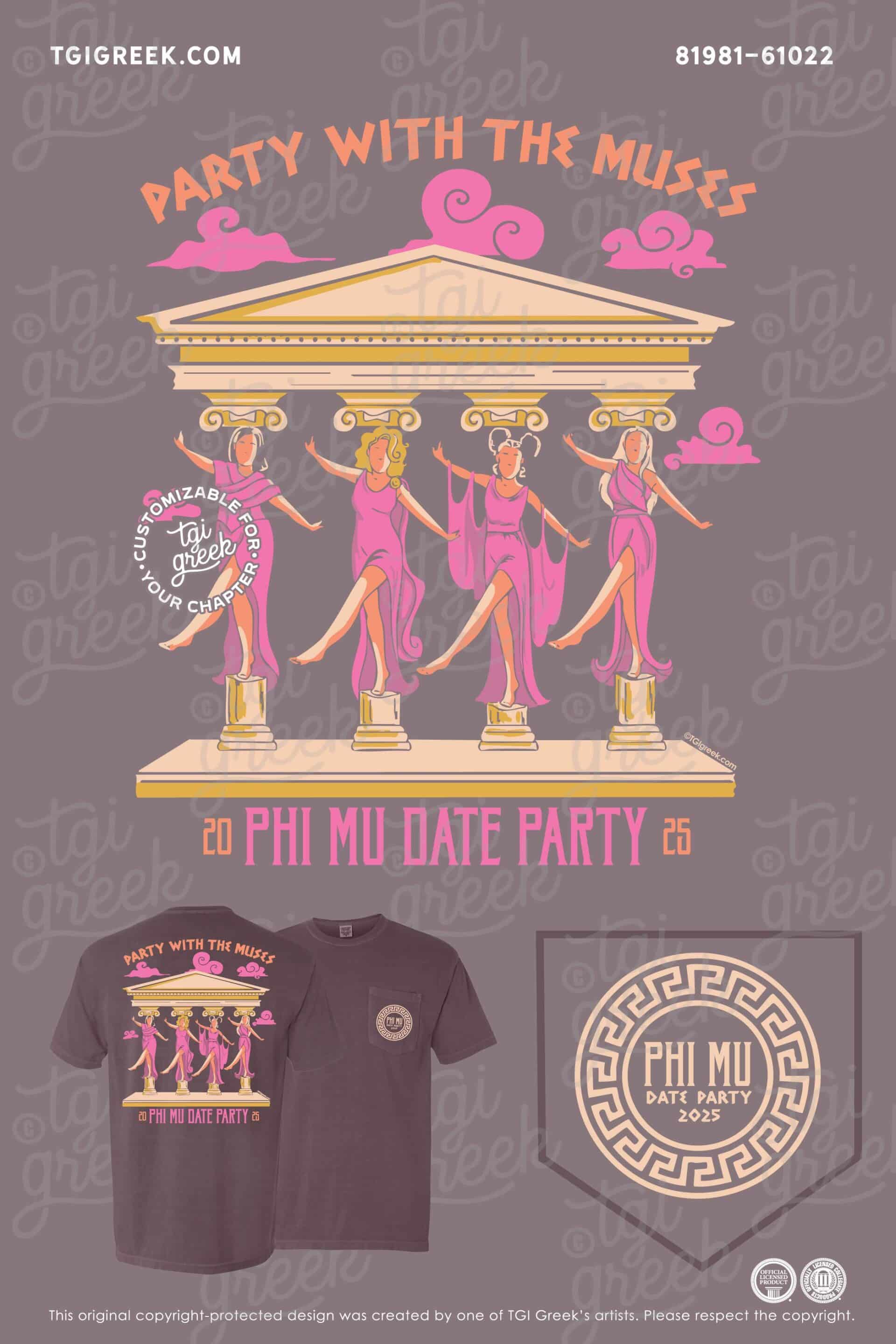 Phi Mu – NWST Party with the Muses