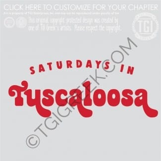 Saturdays In Tuscaloosa