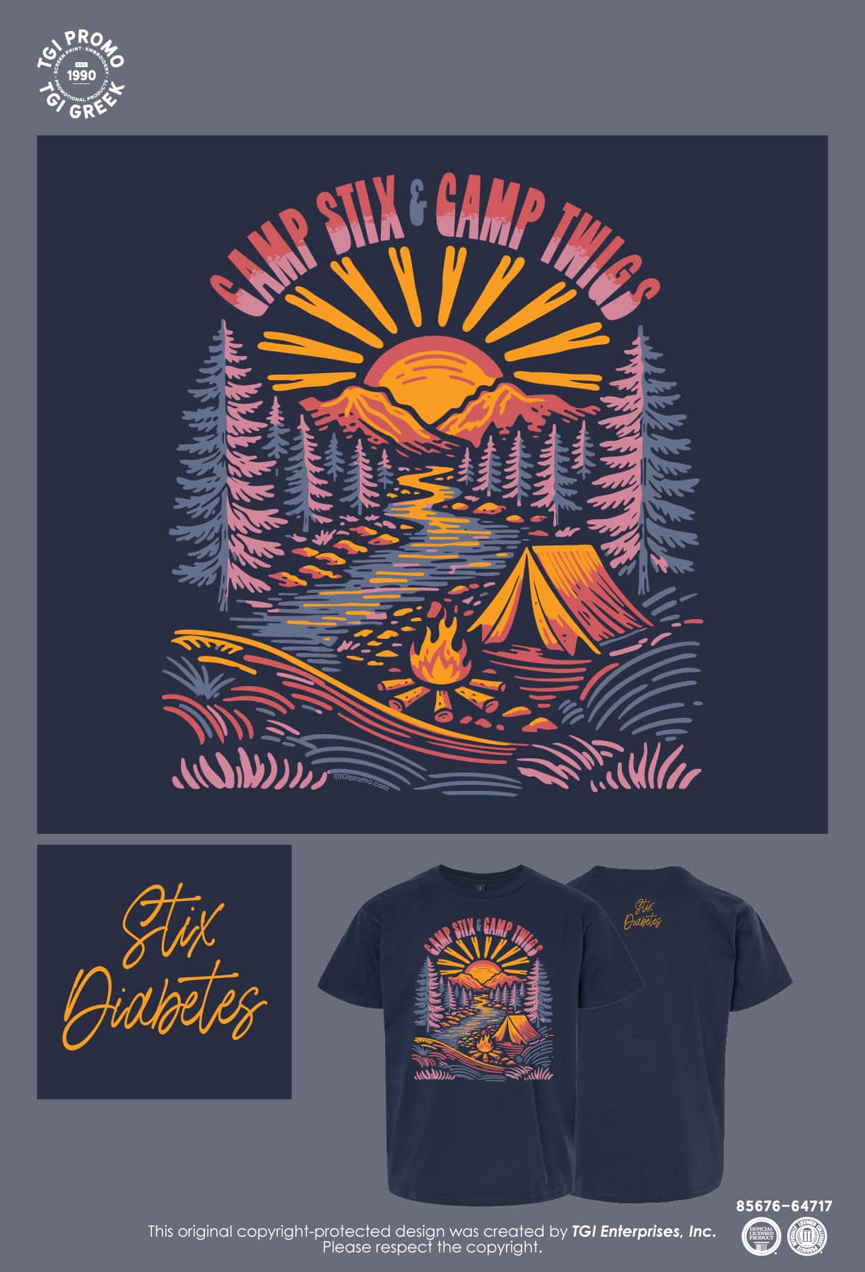 STIX Diabetes Program – Camp Outdoors Design