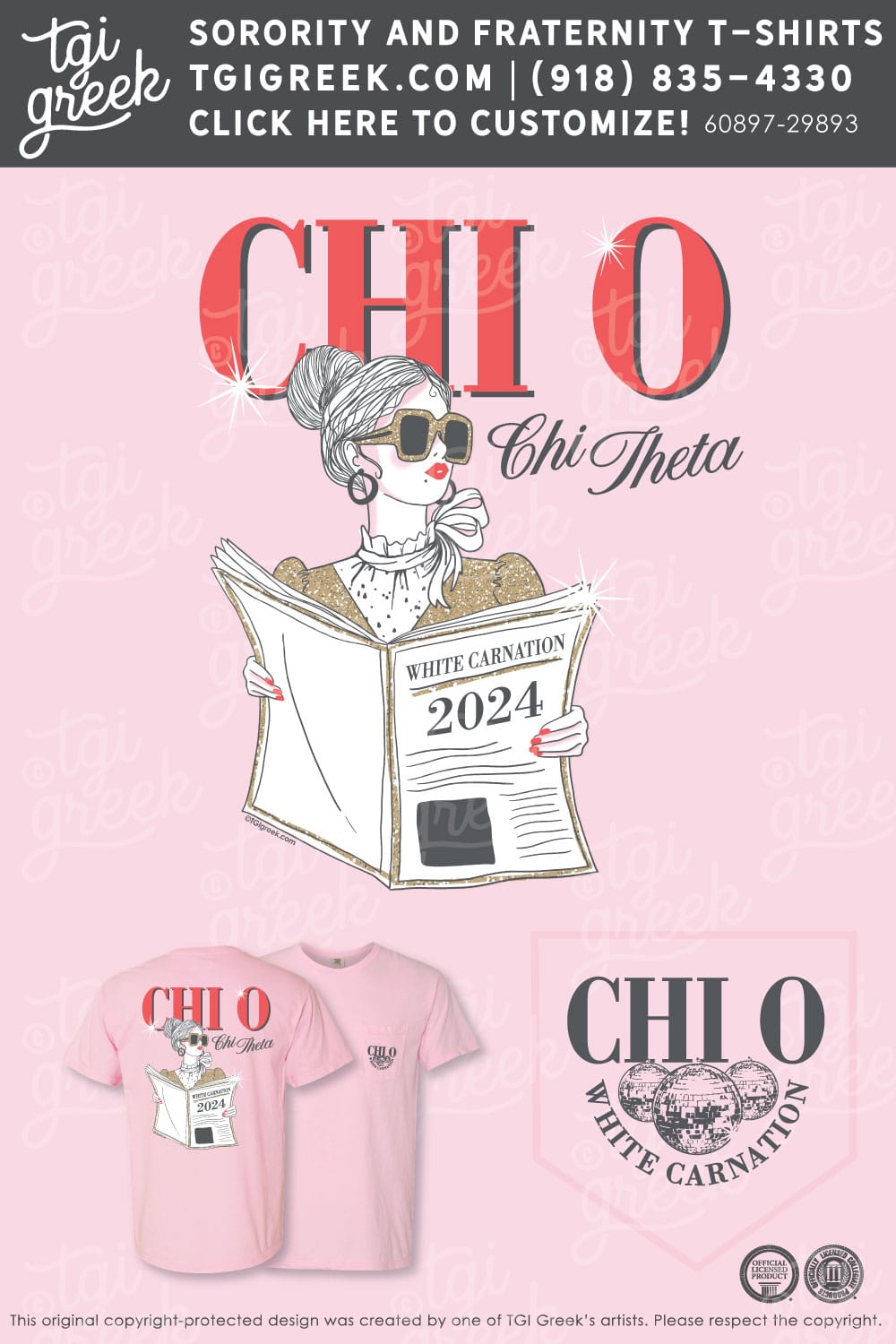 Chi Omega – WKU White Carnation