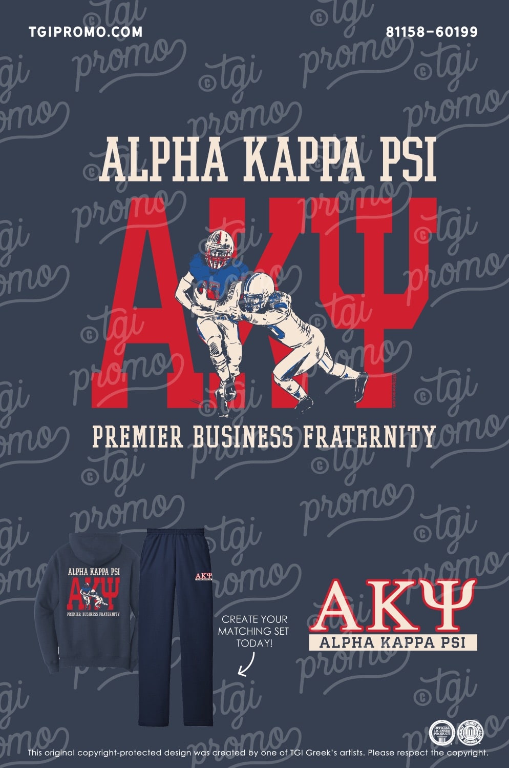 Alpha Kappa Psi – SMU Navy Set