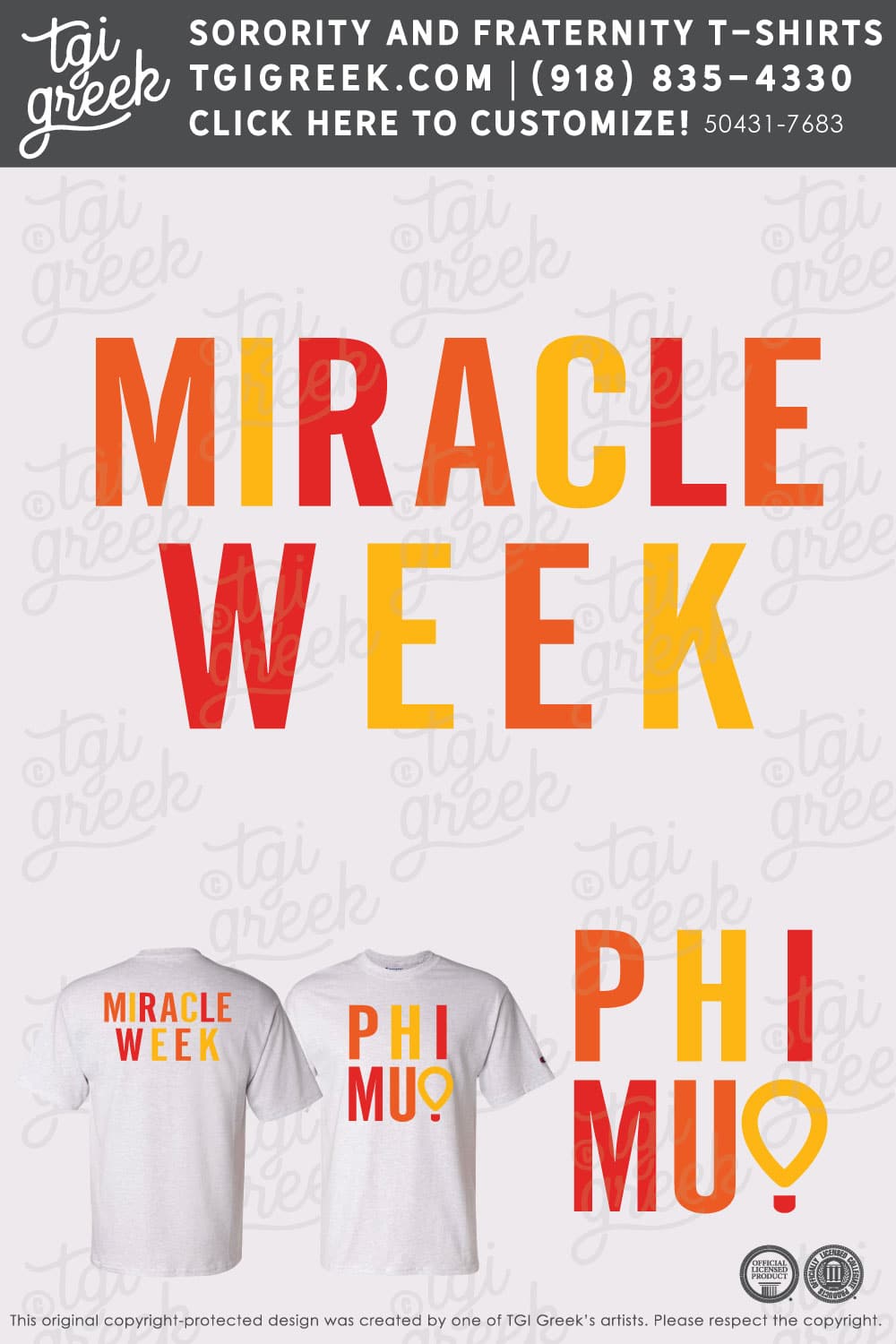 Phi Mu – MILC Miracle Week