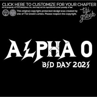 Alpha Omicron Pi – bid Day