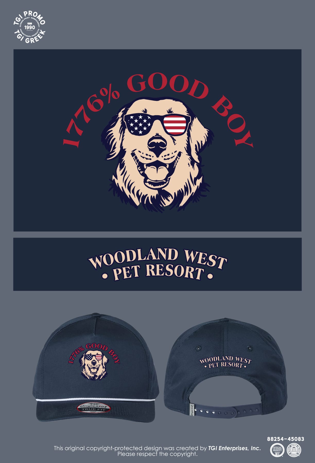 Woodland West Pet Resort – Fourth Of July Hat