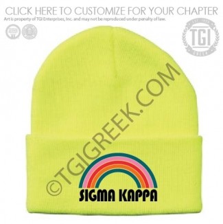 Sigma Kappa – KU Rainbow Beanie