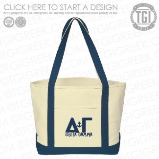 Delta Gamma-UM Bid Day Totes